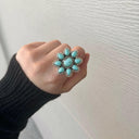 Sunflower Fields Stone Rings | Krush Exclusive-Cluster Rings-Rae Collective, Women's Online Fashion Boutique Located in Phoenix, Arizona (Scottsdale Area)
