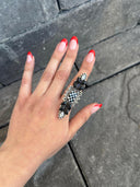 Checkmate Stone Ring | PREORDER NOW OPEN-Crawler Rings-Krush Kandy, Women's Online Fashion Boutique Located in Phoenix, Arizona (Scottsdale Area)