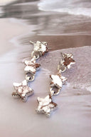 Star Trio Stone Drop Earrings-Drop Earrings-Rae Collective, Women's Online Fashion Boutique Located in Phoenix, Arizona (Scottsdale Area)