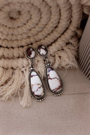 Stone Drop Earrings | Krush Exclusive-Drop Earrings-Rae Collective, Women's Online Fashion Boutique Located in Phoenix, Arizona (Scottsdale Area)