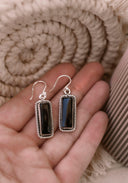 Single Bar Stone Earrings-Drop Earrings-Rae Collective, Women's Online Fashion Boutique Located in Phoenix, Arizona (Scottsdale Area)