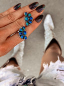 Cute Little Half Cluster Blossom Earrings-Stud Earrings-Krush Kandy, Women's Online Fashion Boutique Located in Phoenix, Arizona (Scottsdale Area)