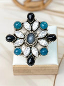 Stargazer Moonstone Rings-Rings-Krush Kandy, Women's Online Fashion Boutique Located in Phoenix, Arizona (Scottsdale Area)
