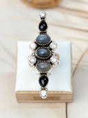 Stargazer Moonstone Rings-Rings-Krush Kandy, Women's Online Fashion Boutique Located in Phoenix, Arizona (Scottsdale Area)