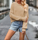 Your Go To Luxe Everyday Sweater | S-XL multiple colors-Sweaters-Krush Kandy, Women's Online Fashion Boutique Located in Phoenix, Arizona (Scottsdale Area)