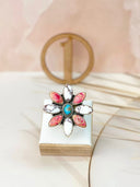 Wild Thing Desert Jasper Blossom Rings-Rings-Krush Kandy, Women's Online Fashion Boutique Located in Phoenix, Arizona (Scottsdale Area)