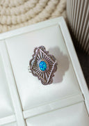 Arizona Sky Sterling Diamond Ring-Rings-Rae Collective, Women's Online Fashion Boutique Located in Phoenix, Arizona (Scottsdale Area)