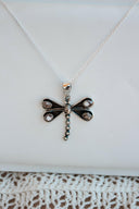 Natures Stone Dragonfly Pendants-Pendant Necklaces-Krush Kandy, Women's Online Fashion Boutique Located in Phoenix, Arizona (Scottsdale Area)