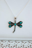 Natures Stone Dragonfly Pendants-Pendant Necklaces-Rae Collective, Women's Online Fashion Boutique Located in Phoenix, Arizona (Scottsdale Area)