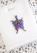 Aurora Butterfly Stone Pendant-Pendant Necklaces-Rae Collective, Women's Online Fashion Boutique Located in Phoenix, Arizona (Scottsdale Area)