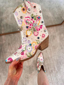 Embroidered Gem Cowgirl Boot-Boots-Rae Collective, Women's Online Fashion Boutique Located in Phoenix, Arizona (Scottsdale Area)