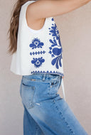 Callie Chic Embroidered Vest-Vests-Rae Collective, Women's Online Fashion Boutique Located in Phoenix, Arizona (Scottsdale Area)