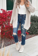 (S-2X, 4 Colors!) Drop Sleeve Cable Knit Cardigan-Cardigans-Krush Kandy, Women's Online Fashion Boutique Located in Phoenix, Arizona (Scottsdale Area)
