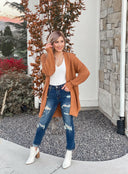(S-2X, 4 Colors!) Drop Sleeve Cable Knit Cardigan-Cardigans-Krush Kandy, Women's Online Fashion Boutique Located in Phoenix, Arizona (Scottsdale Area)