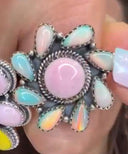 Days of Spring Collection Rosarita, Paloma & Pink Conch Mixed Rings