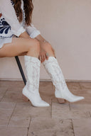 Cassidy Embroidered Western Boot-Boots-Rae Collective, Women's Online Fashion Boutique Located in Phoenix, Arizona (Scottsdale Area)