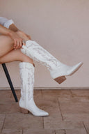 Cassidy Embroidered Western Boot-Boots-Rae Collective, Women's Online Fashion Boutique Located in Phoenix, Arizona (Scottsdale Area)