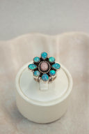 Rope The Moon Diamond Shape Gemstone Ring-Band Rings-Rae Collective, Women's Online Fashion Boutique Located in Phoenix, Arizona (Scottsdale Area)