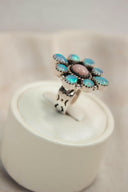 Rope The Moon Diamond Shape Gemstone Ring-Band Rings-Rae Collective, Women's Online Fashion Boutique Located in Phoenix, Arizona (Scottsdale Area)