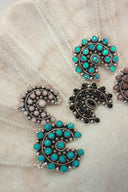 Mini Concho Stone Necklaces-Chain Necklaces-Rae Collective, Women's Online Fashion Boutique Located in Phoenix, Arizona (Scottsdale Area)