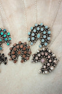 Mini Concho Stone Necklaces-Chain Necklaces-Rae Collective, Women's Online Fashion Boutique Located in Phoenix, Arizona (Scottsdale Area)