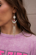 Moonbeam Blossom Sterling Silver Earrings-Hoop Earrings-Rae Collective, Women's Online Fashion Boutique Located in Phoenix, Arizona (Scottsdale Area)