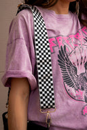 Checkered Guitar Strap-Straps-Rae Collective, Women's Online Fashion Boutique Located in Phoenix, Arizona (Scottsdale Area)