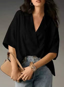 Boardwalk Breeze Collared Blouse-Tops-Krush Kandy, Women's Online Fashion Boutique Located in Phoenix, Arizona (Scottsdale Area)