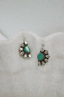 Half Opal Cluster Stone Earrings-Stud Earrings-Rae Collective, Women's Online Fashion Boutique Located in Phoenix, Arizona (Scottsdale Area)