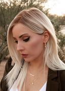 Edgy Glam Spike and Crystal Pearl Earrings-Earrings-Krush Kandy, Women's Online Fashion Boutique Located in Phoenix, Arizona (Scottsdale Area)