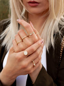 Twist and Turns Sterling and CZ Ring | Gold or Silver-Rings-Rae Collective, Women's Online Fashion Boutique Located in Phoenix, Arizona (Scottsdale Area)