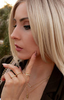 Twist and Turns Sterling and CZ Ring | Gold or Silver-Rings-Rae Collective, Women's Online Fashion Boutique Located in Phoenix, Arizona (Scottsdale Area)
