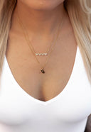 With Love, Love Letter Necklace-Necklaces-Rae Collective, Women's Online Fashion Boutique Located in Phoenix, Arizona (Scottsdale Area)