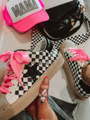 KRUSH KANDY EXCLUSIVE: Harley's Checkmate Checkered Sneaker-Sneakers-Rae Collective, Women's Online Fashion Boutique Located in Phoenix, Arizona (Scottsdale Area)