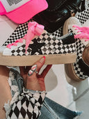 KRUSH KANDY EXCLUSIVE: Harley's Checkmate Checkered Sneaker-Sneakers-Rae Collective, Women's Online Fashion Boutique Located in Phoenix, Arizona (Scottsdale Area)