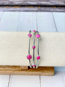 Deeply Rooted Sterling Rope Stone Cuff-Earrings-Rae Collective, Women's Online Fashion Boutique Located in Phoenix, Arizona (Scottsdale Area)