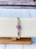 Festival Feels Single Stone Cuff-Bracelets-Rae Collective, Women's Online Fashion Boutique Located in Phoenix, Arizona (Scottsdale Area)