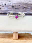 Festival Feels Single Stone Cuff-Bracelets-Rae Collective, Women's Online Fashion Boutique Located in Phoenix, Arizona (Scottsdale Area)