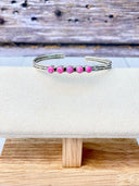Touch Of Glam Stone Cuff-Bracelets-Rae Collective, Women's Online Fashion Boutique Located in Phoenix, Arizona (Scottsdale Area)