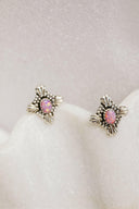 Coastal Charm Stone Stud Earrings-Stud Earrings-Rae Collective, Women's Online Fashion Boutique Located in Phoenix, Arizona (Scottsdale Area)