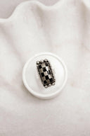 Checkered Bar Ring | By KKB-Bar Rings-Rae Collective, Women's Online Fashion Boutique Located in Phoenix, Arizona (Scottsdale Area)