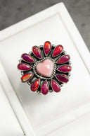 Hearts and Mixed Stone Sterling Silver Necklaces & Rings-Chain Necklaces-Rae Collective, Women's Online Fashion Boutique Located in Phoenix, Arizona (Scottsdale Area)