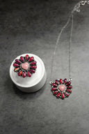 Hearts and Mixed Stone Sterling Silver Necklaces & Rings-Chain Necklaces-Rae Collective, Women's Online Fashion Boutique Located in Phoenix, Arizona (Scottsdale Area)