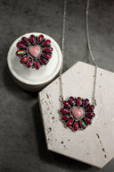 Hearts and Mixed Stone Sterling Silver Necklaces & Rings-Chain Necklaces-Krush Kandy, Women's Online Fashion Boutique Located in Phoenix, Arizona (Scottsdale Area)