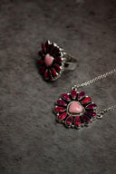 Hearts and Mixed Stone Sterling Silver Necklaces & Rings-Chain Necklaces-Rae Collective, Women's Online Fashion Boutique Located in Phoenix, Arizona (Scottsdale Area)