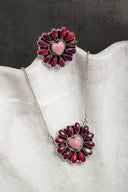 Hearts and Mixed Stone Sterling Silver Necklaces & Rings-Chain Necklaces-Krush Kandy, Women's Online Fashion Boutique Located in Phoenix, Arizona (Scottsdale Area)