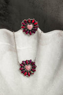 Hearts and Mixed Stone Sterling Silver Necklaces & Rings-Chain Necklaces-Rae Collective, Women's Online Fashion Boutique Located in Phoenix, Arizona (Scottsdale Area)