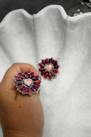 Hearts and Mixed Stone Sterling Silver Necklaces & Rings-Chain Necklaces-Rae Collective, Women's Online Fashion Boutique Located in Phoenix, Arizona (Scottsdale Area)