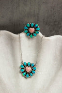 Hearts and Mixed Stone Sterling Silver Necklaces & Rings-Chain Necklaces-Krush Kandy, Women's Online Fashion Boutique Located in Phoenix, Arizona (Scottsdale Area)