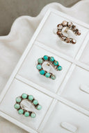 Small Horseshoe Sterling Silver Cluster Ring-Cluster Rings-Rae Collective, Women's Online Fashion Boutique Located in Phoenix, Arizona (Scottsdale Area)